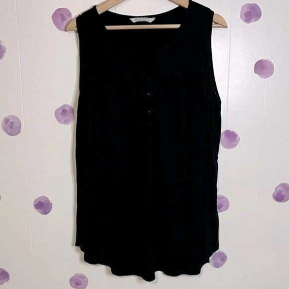 Black Nursing Tank Flowy Size XXL - Picture 1 of 5